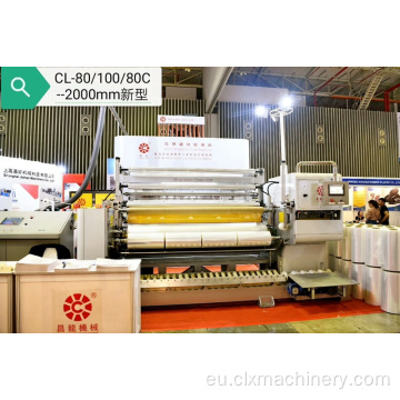 Plastikozko Cling Film Makina Elikagaiak Ontziratzeko Film Extruder